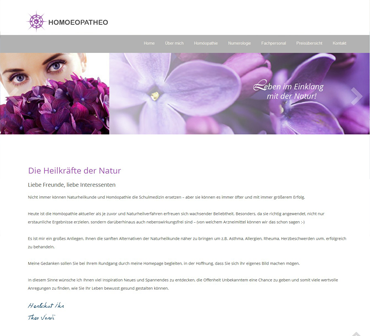 Referenz Werbeagentur Bodensee-Design - Website Heilpraktiker