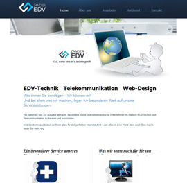 Bodensee-Design Referenz Website EDV-Zander