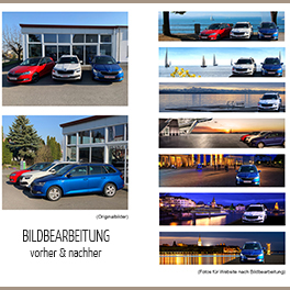 Bodensee-Design - Referenz Autohaus Michele Bildbearbeitung